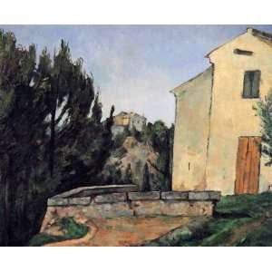  Oil Painting The Abandoned House Paul Cezanne Hand 