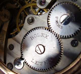   hunter Rolex pocket watch 10k gold plate 20year guarantee case  