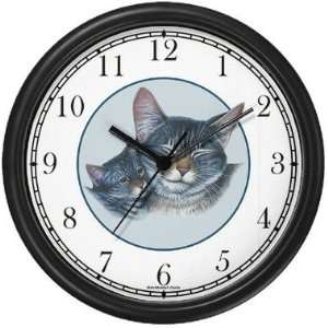  Cats   Mommy & Kitten Wall Clock by WatchBuddy Timepieces 