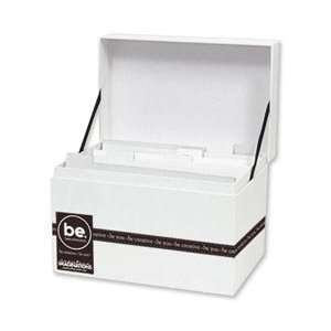  New   Bare Elements Paperboard Recipe Box by Creative 