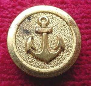 Antique Brass Navy Naval USN Anchor Uniform Button 21mm  