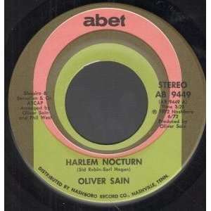   HARLEM NOCTURN 7 INCH (7 VINYL 45) US ABET 1972 OLIVER SAIN Music