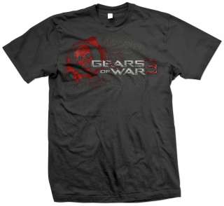 Gears of War 3 XBOX 360 Console Game black T Shirt all sizes  