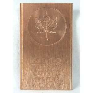  2011 Half Pound (.5lb) Maple Leaf Copper Bullion Bar .999 