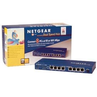 NETGEAR DS108 8 Port 10/100 Mbps Dual Speed Hub