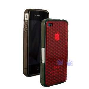  iPhone 4 PROZKIN TPU Skin Case   Red Diamond Cell Phones 