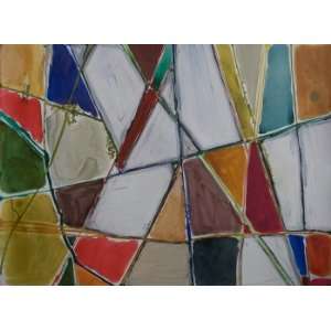  Abstract Grid Two, Original Mixed Media Artwork, Home 