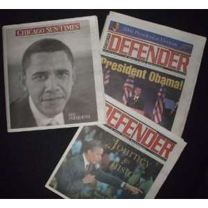  Barack Obama 2008 Presidential Election Chicago Sun Times 