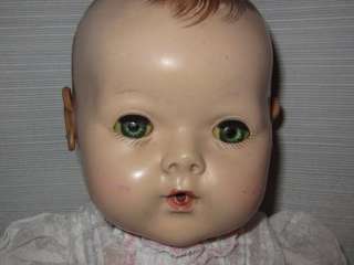 Vintage Effanbee 15 Dy Dee Baby Doll w/ Outfit ~ Rubber Body 