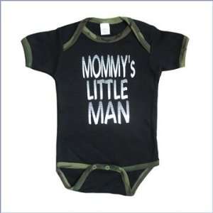  Mommys Little Man Baby Ringer Bodysuit (Size6 12 M 