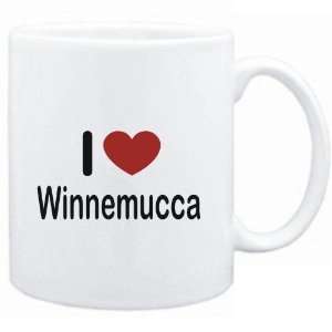  Mug White I LOVE Winnemucca  Usa Cities Sports 