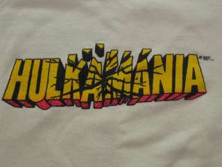   80s WWF HULK HOGAN HULKAMANIA SWEATSHIRT LARGE wrestling wwe t shirt