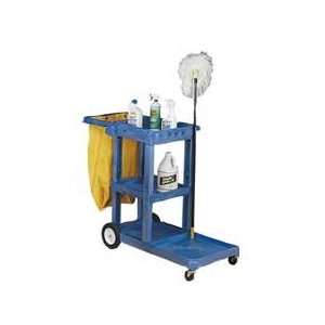  Bag, 55x30x38, Blue   Sold as 1 EA   Janitorial cart accommodates 