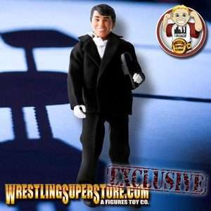 WWE Ring Announcer Action Figure with Microphone & Black Tuxedo  