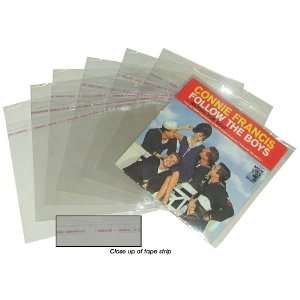 25 Plastic RESEALABLE Outer Sleeves for 7 Vinyl Records 