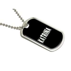  Katrina   Name Military Dog Tag Luggage Keychain 