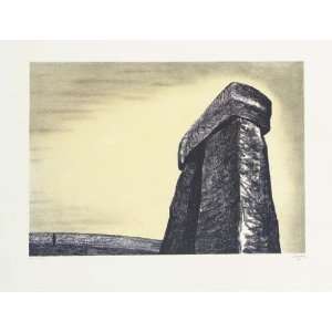   Made Oil Reproduction   Henry Moore   32 x 24 inches   Stonehenge