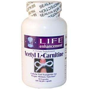  Acetyl L Carnitine, 500 mg, 90 Capsules Health & Personal 