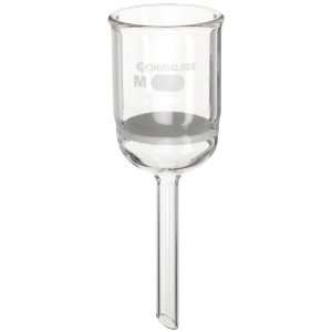 Chemglass CG 1402 15 Glass Buchner Filtering Funnel with Medium Frit 