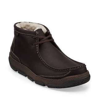 Mens Clarks Drift 34461 Brown Leather Waterproof Winter Boots  