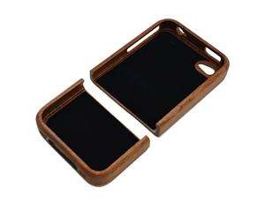 Real Carved Camera Natural Wood Wooden Case Cover for iPhone 4 4G 4S 