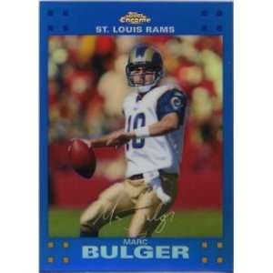  Marc Bulger St. Louis Rams 2007 Topps Chrome Blue 