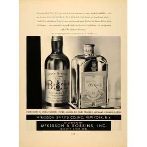 1934 Ad Old Rarity Bulloch Lade Glasgow Whisky Liquor   Original Print 