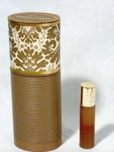 Avon Brocade Cologne Mist Vintage Bottle + Rollette  