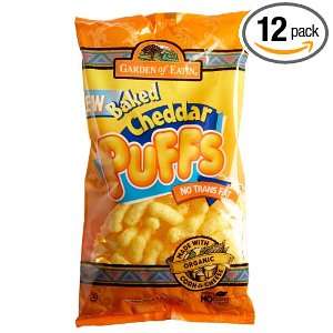 Garden of Eatin, Puffs Baked Cheddar, 4.5 Ounce Units (Pack of 12 