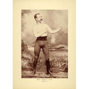  1894 John H Clark Boxer Lightweight Bare Knuckle Boxing 