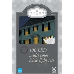  Trim a Home 100 LED Icicle Light Set   Multicolor 