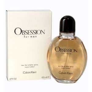 OBSESSION Cologne. EAU DE TOILETTE SPRAY 4.0 oz / 120 ml By Calvin 