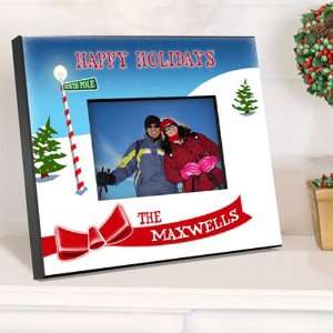  Baby Keepsake Personalized North Pole Christmas Picture Frame Baby