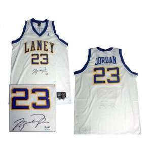  Michael Jordan Laney High School Autographed Jersey 