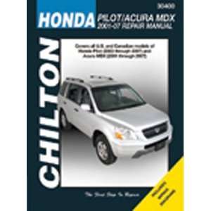  Acura MDX & Honda Pilot Chilton Manual (2003 2007 