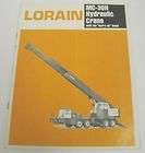 Lorain 1969 MC 30H Hydraulic Crane Sales Brochure