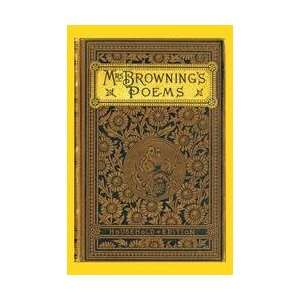  Mrs Brownings Poems 12x18 Giclee on canvas