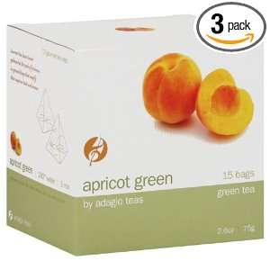 Adagio Tea Apricot White Tea, 2.6000 ounces (Pack of3)  