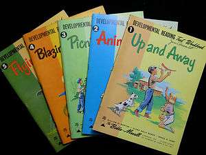 Different Vintage Workbooks for Developmental Reading  incl. UP AND 