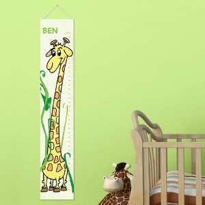   Kids Room Growing Giraffe Height Chart Decoration 