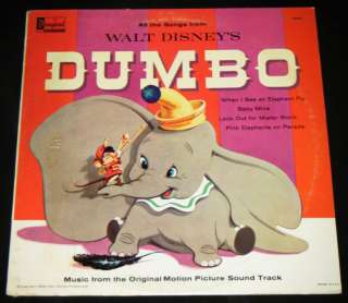   The Songs From Walt Disneys 33 RPM RECORD   Disneyland Records 1959