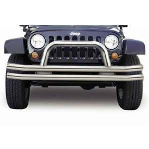   Tube Bumper With Hoop Stainless Steel For 2007 10 Jeep Wrangler JK