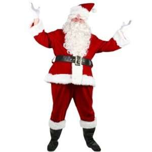  8 Piece Santa Suit with Fur Trim