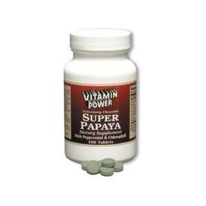  Super Papaya Enzyme Tabs  Size  500 Tablets Health 
