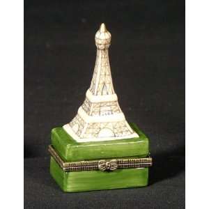  Paris France Eiffel Tower Hinged Trinket Box phb