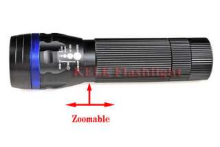 CREE Q4 Zoomable LED Flashlight Lamp Torch Light Mount  