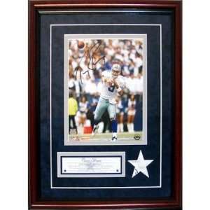Tony Romo Autographed Dallas Cowboys Uniform Framed 14x20 Collage