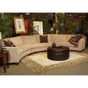  Classic Curves Stone Contemporary Sectional Set Wisconsin 