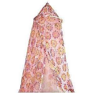  Glam Girl Floral Stripe Bed Canopy Netting for All Bed 