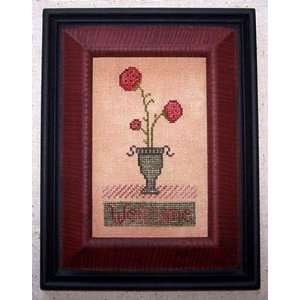  Colonial Welcome Flower & Fob   Cross Stitch Pattern Arts 